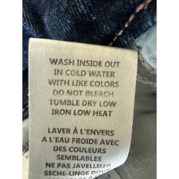 Good American Good Legs Skinny Cropped Jeans in Blue260 Womens Size 14/32 - Picture 11 of 11